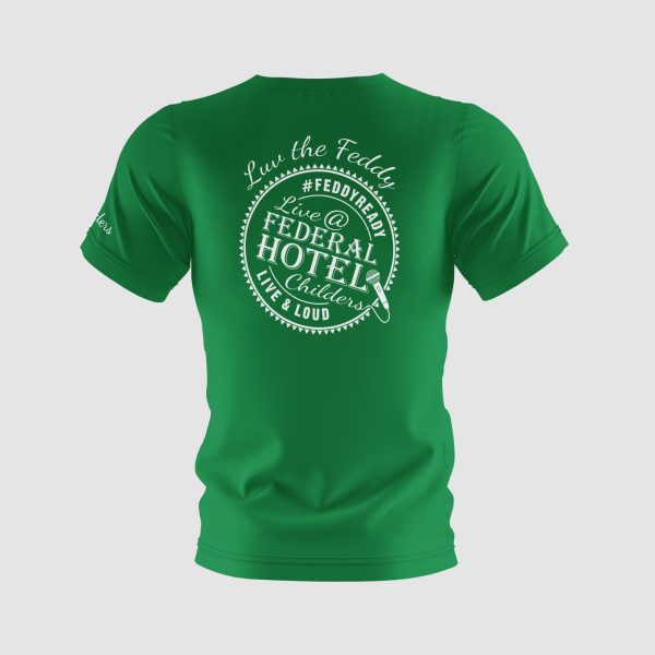 The Feddy printed T-shirt back - Green