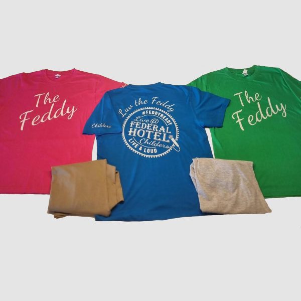 The Feddy printed T-shirt available in 5 colours